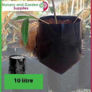 10 litre Standard Poly Planter Bags at Nursery and Garden Supplies - for more info go to old.nurseryandgardensupplies.com.au