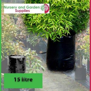 15 litre Poly Planter Bags at Nursery and Garden Supplies - for more info go to old.nurseryandgardensupplies.com.au