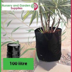 100 litre Poly Planter Bags at Nursery and Garden Supplies - for more info go to old.nurseryandgardensupplies.com.au