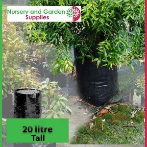 20 litre Tall Poly Planter Bags at Nursery and Garden Supplies - for more info go to old.nurseryandgardensupplies.com.au