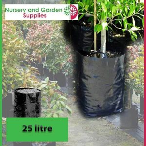 25 litre Poly Planter Bags at Nursery and Garden Supplies - for more info go to old.nurseryandgardensupplies.com.au