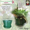 140mm Hanging pot Green - for more info go to old.nurseryandgardensupplies.com.au