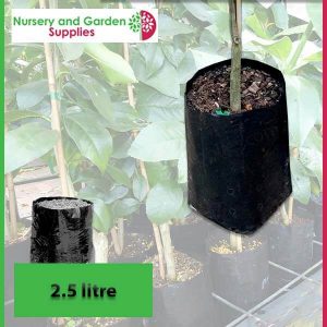 2.5 litre Poly Planter Bags at Nursery and Garden Supplies - for more info go to old.nurseryandgardensupplies.com.au