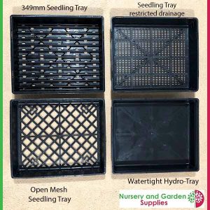 4 Seedling Trays - Large Tray Mesh Base not included - for more info go to old.nurseryandgardensupplies.com.au