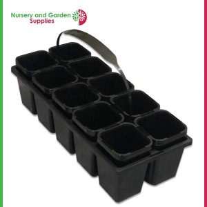 68mm Square Pot Black